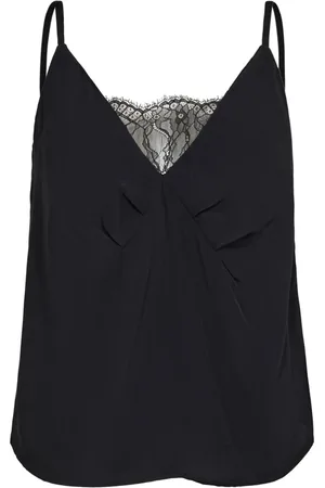 Co`Couture Lace Detail Singlet Top