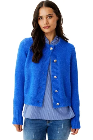 In Front Louisa Knit Cardigan Royal