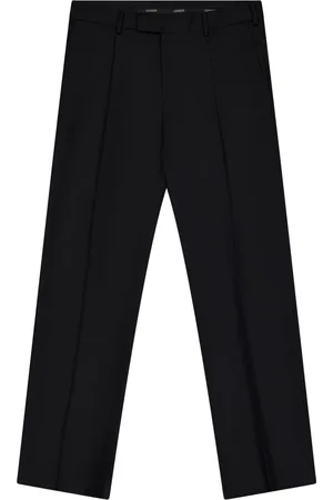 LANEUS Straight Trousers, male, , 2XL, Classic Wool Cigarette Trousers
