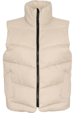 Kaffe Vests, female, , XL, Quilted Vest Feather Gray
