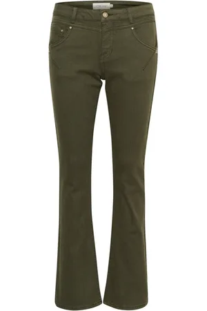 Cream Boot-cut Jeans, female, , W34 L32, Bootcut Jeans Deep Depths