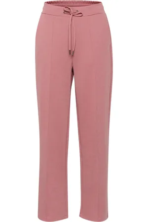 Kaffe Wide Trousers, female, , 2XL, Straight Trousers in Mesa Rose