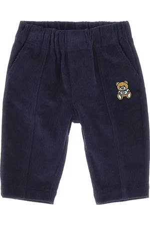 Moschino Shorts, unisex, , 9 M, Velvet Trousers with Toy Embroidery