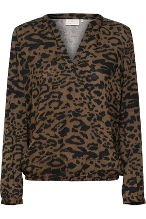 Kaffe Abstract Print Blouse Top & T-Shirt
