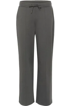 Kaffe Wide Trousers, female, , XS, Straight Trousers Black Oyster