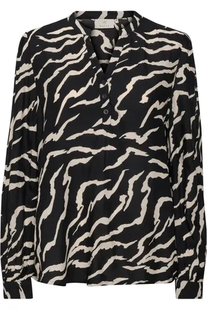 Kaffe Zebra Print Blouse Top & T-Shirt