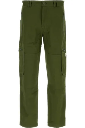 Kenzo Straight Trousers, male, , W40, Cargo Pant in Olive Cotton