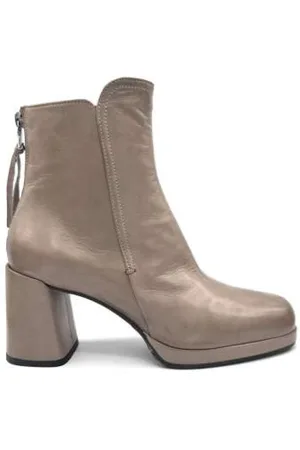 MARA BINI Soft Burgundy Leather Boot with Zipper