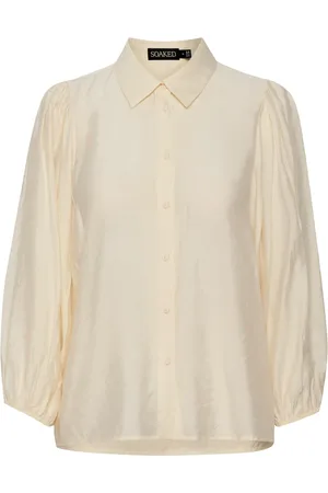 Soaked in Luxury Shirts, female, , 2XL, Feminine Shirt with Puff Sleeves