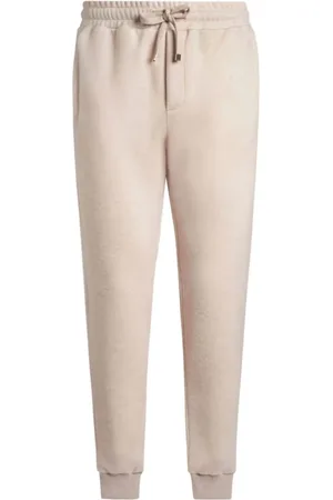 Etro Sweatpants, male, , M, Jogging Wool Trousers with Embroidery
