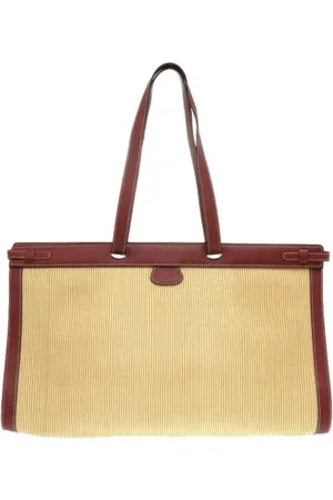 Hermès Pre-owned Tote Bags, male, , ONE SIZE, Pre-owned Fabric handbags