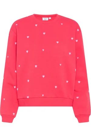 Saint Tropez Dagnasz Sweatshirt Magenta Bonbon Harts