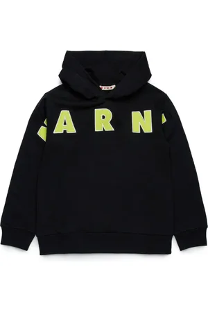 Marni Sweatshirts, unisex, , 10 Y, Hooded Sweatshirt with Embroidered Logo