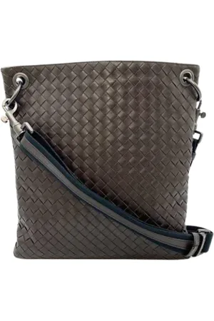 Bottega Veneta Pre-owned Cross Body Bags, male, , ONE SIZE, Pre-owned Leather crossbody-bags