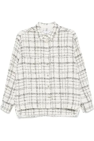 IRO Tweed Plaid Shirt