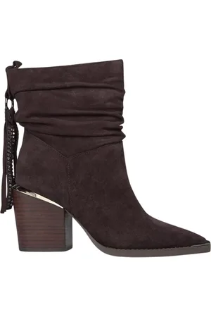 Alma en Pena Fringed Rhinestone Ankle Boots