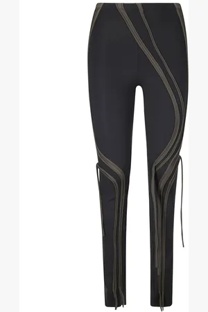 OTTOLINGER Leggings, female, , XS, Stretch Trousers with Contrasting Bands