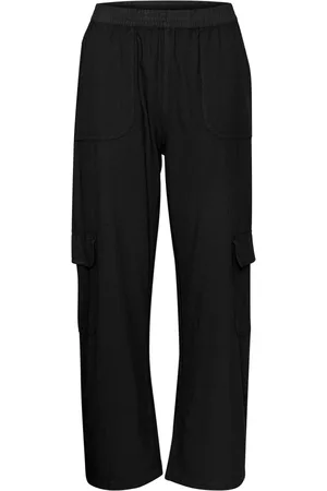 Kaffe Straight Trousers, female, , L, Cargo Trousers Deep Utility Style