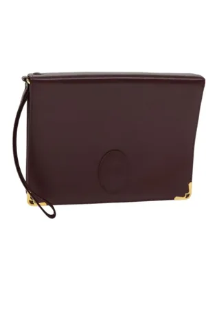 Cartier Pre-owned Clutches, female, , ONE SIZE, Pre-owned Leather clutches