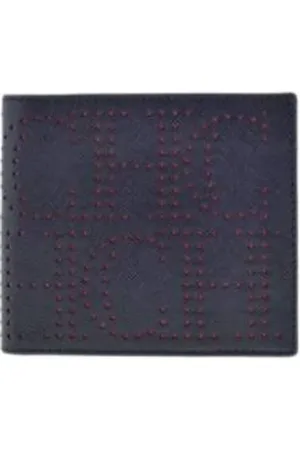 Carolina Herrera Wallets & Cardholders, male, , ONE SIZE, Leather Wallet with Red Initials