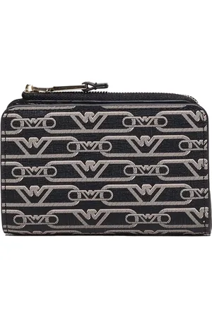 Emporio Armani Stylish Wallet with Press Button Closure