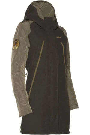 Aeronautica Militare Mid-length Parka with Hood