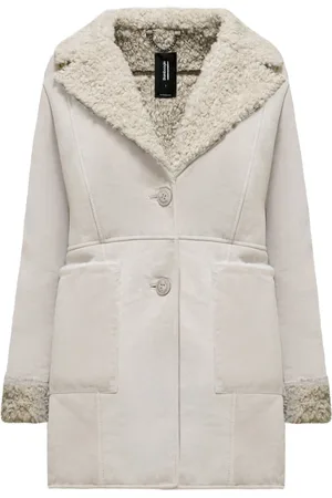 Bomboogie Suede Eco-Fur Coat