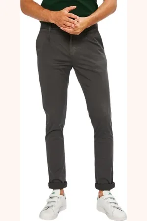 Calvin Klein Grey Chino Cargo Trousers Slim Fit