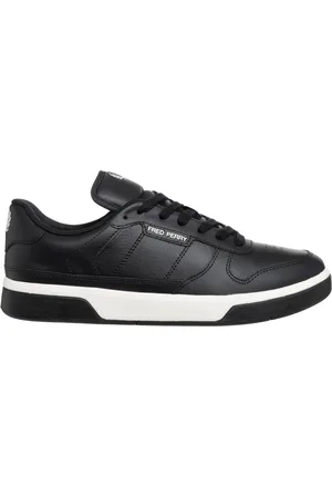 Fred Perry Sneakers, male, , 7 UK, Plain B300 Trainers with Laces Closure