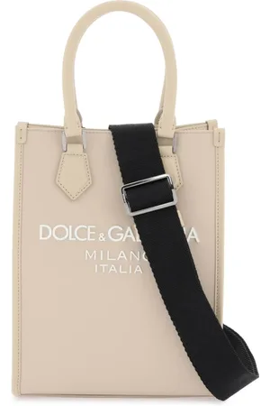 Dolce & Gabbana Small Nylon Tote Bag with Logo