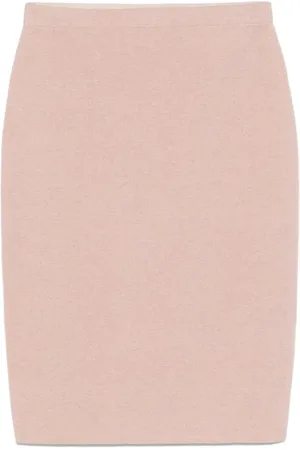D.EXTERIOR Short Skirts, female, , 2XL, Rose Quartz Knitted Pencil Skirt