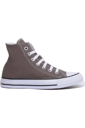 Converse Canvas Hi Top Trainers in Charcoal