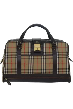Burberry Pre-owned Weekend Bags, female, , ONE SIZE, Pre-owned Canvas travel-bags