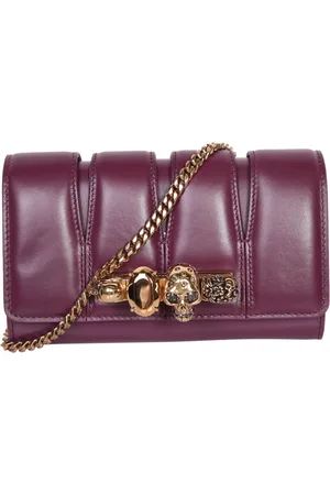 Alexander McQueen Gothic Quilted Four Ring Shoulder Bag
