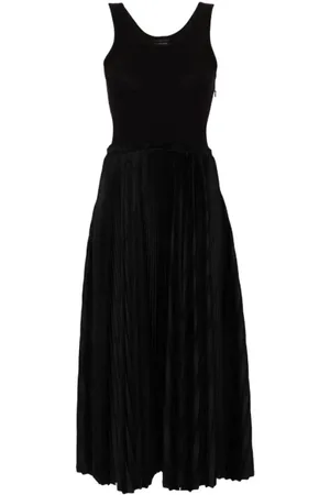 Balenciaga Midi Dresses, female, , XS, Ribbed Knit Jacquard Midi Dress