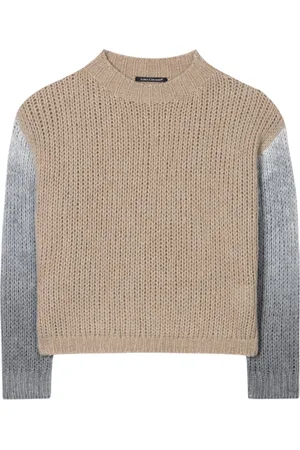Luisa Cerano Round-neck Knitwear, female, , M, Spray Effect Knit Pullover