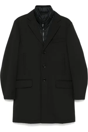 FAY Single-Breasted Coats, male, , S, Quilted Jacket with Concealed Hood