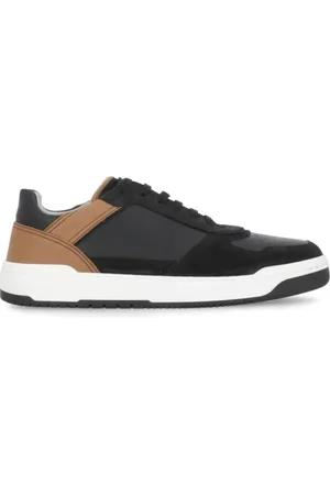 Brunello Cucinelli Leather Trainers Round Toe Lace-Up