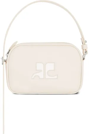 Courrèges Handbags, female, , ONE SIZE, Embroidered Logo Shoulder Bag