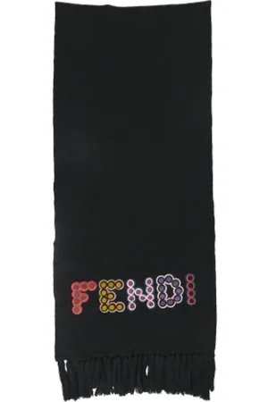 Fendi Pre-owned Scarves, female, , ONE SIZE, Pre-owned Wool scarves