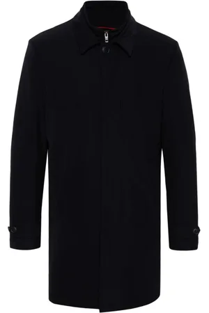 FAY Single-Breasted Coats, male, , 2XL, Navy Padded Coat