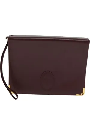 Cartier Pre-owned Clutches, female, , ONE SIZE, Pre-owned Leather handbags