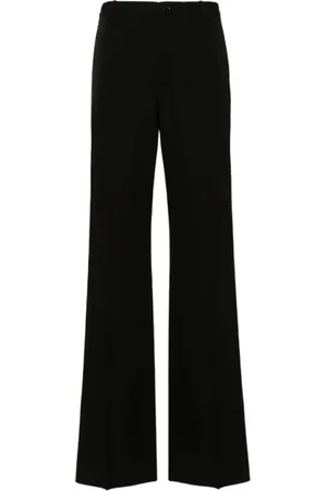 Balenciaga Wool Straight-Leg Trousers
