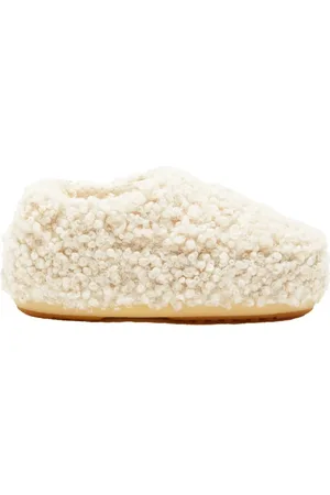 Moon Boot Winter Boots, female, , 8 UK, Curly Logo Band Sandals Cream