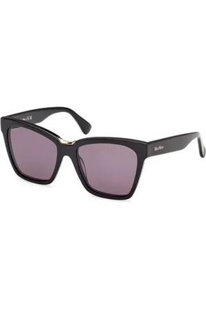 Max Mara Sunglasses, unisex, , 55 MM, Shiny Smoke Sunglasses