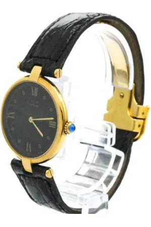 Cartier Pre-owned Watches, female, , ONE SIZE, Pre-owned Leather watches