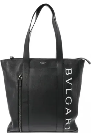 Bvlgari Pre-owned Tote Bags, male, , ONE SIZE, Pre-owned Leather shoulder-bags