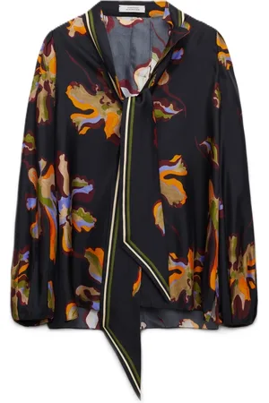 Dorothee Schumacher Blouses, female, , XS, Floral Seductive Silk Blouse