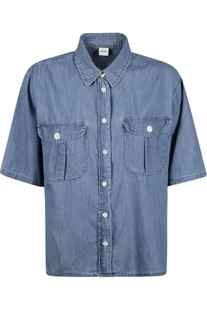 Aspesi Cotton Half-Sleeved Shirt with Pockets