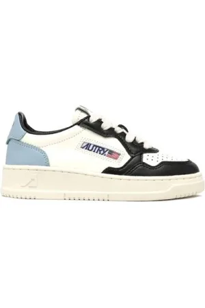 Autry Tricolor Leather Trainers for Kids